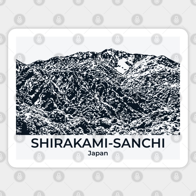 Shirakami-Sanchi - Japan Magnet by Lakeric